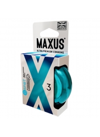 Презервативы Maxus G spot с двойной спиралью - 3 шт. - Maxus - купить с доставкой в Нижнем Тагиле