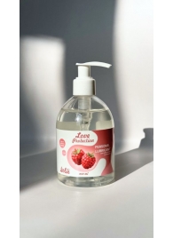 Лубрикант на водной основе Love Protection Raspberry с ароматом малины - 300 мл. - Lola Games - купить с доставкой в Нижнем Тагиле