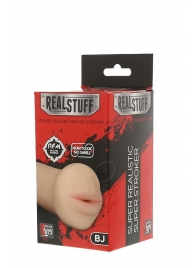 Нежный мастурбатор-ротик REALSTUFF 5INCH MASTURBATOR BJ - Dream Toys - в Нижнем Тагиле купить с доставкой