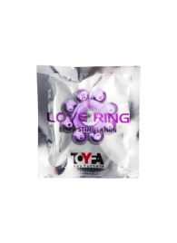 Мягкая фиолетовая гелевая насадка - Toyfa Basic - в Нижнем Тагиле купить с доставкой