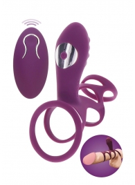Фиолетовая эрекционная вибронасадка Halo Halo C-Ring Sleeve - Toy Joy - в Нижнем Тагиле купить с доставкой