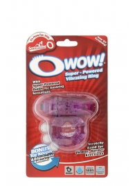 Фиолетовое эрекционное виброкольцо OWOW PURPLE - Screaming O - в Нижнем Тагиле купить с доставкой