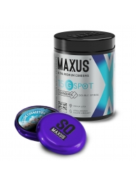 Гладкие презервативы Maxus G spot с двойной спиралью - 15 шт. - Maxus - купить с доставкой в Нижнем Тагиле