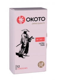 Тонкие презервативы OKOTO Ultra Thin - 12 шт. - Sitabella - купить с доставкой в Нижнем Тагиле