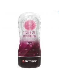 Прозрачный текстурированный мастурбатор Vacuum Cup Masturbator Black Hole - Baile - в Нижнем Тагиле купить с доставкой