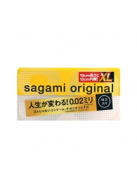 Презервативы увеличенного размера Sagami Original 0.02 XL-size - 12 шт. - Sagami - купить с доставкой в Нижнем Тагиле
