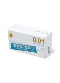 Увлажнённые презервативы Sagami Original 0.01 Extra Lub - 12 шт. - Sagami - купить с доставкой в Нижнем Тагиле
