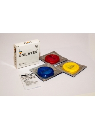 Разноцветные ароматизированные презервативы Unilatex Multifruits - 3 шт. - Unilatex - купить с доставкой в Нижнем Тагиле
