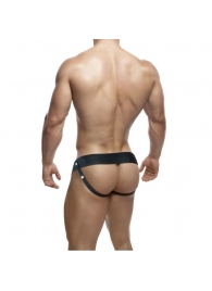 Телесный фаллопротез на черных эластичных ремнях 7 Inch Hollow Strap On - 17 см. - Blush Novelties - купить с доставкой в Нижнем Тагиле