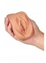 Маструбатор-вагина с вибрацией Soft   Wet Renata Realistic Tan Masturbator - Blush Novelties - в Нижнем Тагиле купить с доставкой