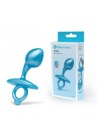 Голубая анальная пробка для массажа простаты Bulb Silicone Prostate Plug - 10,7 см. - b-Vibe - в Нижнем Тагиле купить с доставкой