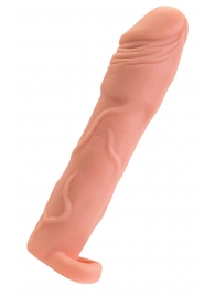 Телесная удлиняющая насадка с подхватом - 19 см. - ToyFa - в Нижнем Тагиле купить с доставкой