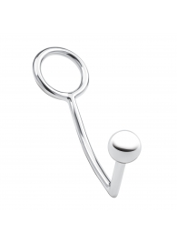 Кольцо на пенис с анальным стимулятором Stainless Steel Anal Hook   Cock Ring - BlueLine - в Нижнем Тагиле купить с доставкой