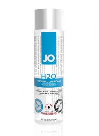 Возбуждающий лубрикант на водной основе JO Personal Lubricant H2O Warming - 120 мл. - System JO - купить с доставкой в Нижнем Тагиле