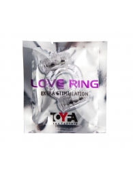 Прозрачное виброкольцо с двумя вибропульками - Toyfa Basic - в Нижнем Тагиле купить с доставкой