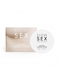 Массажная свеча для всего тела Slow Sex - 50 гр. - Bijoux Indiscrets - купить с доставкой в Нижнем Тагиле