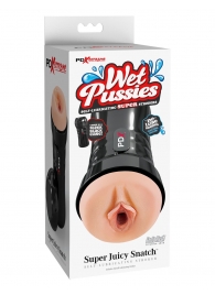 Мастурбатор-вагина в колбе Super Juicy Snatch - Pipedream - в Нижнем Тагиле купить с доставкой