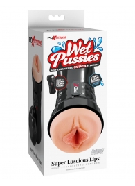 Мастурбатор-вагина в колбе Super Luscious Lips - Pipedream - в Нижнем Тагиле купить с доставкой