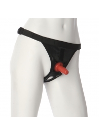 Трусики со штырьком для фиксации насадок Ultra Harness with Plug - Doc Johnson - купить с доставкой в Нижнем Тагиле