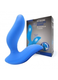 Синий вибромассажер простаты 3,5’’ Curve P-spot Massager - 12 см. - Erokay - в Нижнем Тагиле купить с доставкой