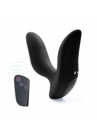 Черный вибромассажер простаты 3,5’’ Remote Control Curve P-spot Massager - 12 см. - Erokay - в Нижнем Тагиле купить с доставкой
