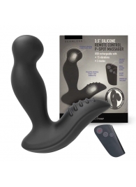Черный вибромассажер простаты 3,5’’ Remote Control P-spot Massager - 12,5 см. - Erokay - в Нижнем Тагиле купить с доставкой