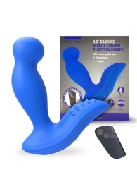 Синий вибромассажер простаты 3,5’’ Remote Control P-spot Massager - 12,5 см. - Erokay - в Нижнем Тагиле купить с доставкой