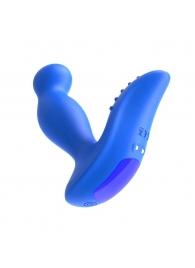 Синий вибромассажер простаты 3,5’’ Remote Control P-spot Massager - 12,5 см. - Erokay - в Нижнем Тагиле купить с доставкой