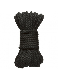 Черная верёвка для связывания и фиксации Bind Tie - 9,14 м. - Doc Johnson - купить с доставкой в Нижнем Тагиле