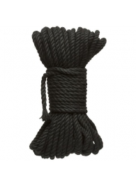 Черная верёвка для связывания и фиксации Bind Tie - 15,24 м. - Doc Johnson - купить с доставкой в Нижнем Тагиле