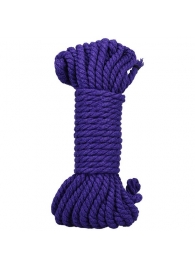 Фиолетовая верёвка для связывания и фиксации Bind Tie - 9,14 м. - Doc Johnson - купить с доставкой в Нижнем Тагиле