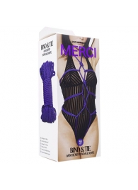 Фиолетовая верёвка для связывания и фиксации Bind Tie - 15,24 м. - Doc Johnson - купить с доставкой в Нижнем Тагиле