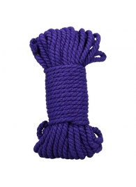 Фиолетовая верёвка для связывания и фиксации Bind Tie - 15,24 м. - Doc Johnson - купить с доставкой в Нижнем Тагиле