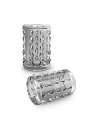 Прозрачная насадка с бороздками STAY HARD COCK SLEEVE 04 CLEAR - Blush Novelties - в Нижнем Тагиле купить с доставкой