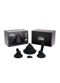 Конусный вибромассажер Cowgirl Cone с 2 насадками - CowGirl - купить с доставкой в Нижнем Тагиле