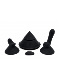 Конусный вибромассажер Cowgirl Cone с 2 насадками - CowGirl - купить с доставкой в Нижнем Тагиле