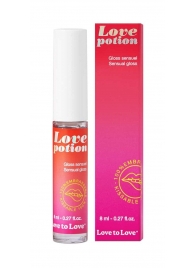 Возбуждающий блеск для губ Love Potion - 8 мл. - Love to Love - купить с доставкой в Нижнем Тагиле