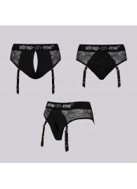 Трусики для фиксации насадок Strap-on-me Harness Lingerie Diva XS - Strap-on-me - купить с доставкой в Нижнем Тагиле