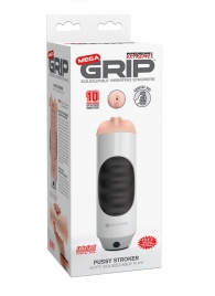 Мастурбатор-вагина Extreme Toyz Mega Grip Vibrating Stroker Mouth - Pipedream - в Нижнем Тагиле купить с доставкой