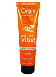 Гель с эффектом вибрации Lube Tube Vibe Low Sex On The Beach - 100 мл. - ORGIE - купить с доставкой в Нижнем Тагиле