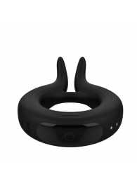 Черное эрекционное кольцо Marry Me Rechargeable Vibrating Cockring - Adrien Lastic - в Нижнем Тагиле купить с доставкой