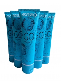 Набор из 5 пролонгирующих лубрикантов на водной основе Egzo Go (по 100 мл.) - EGZO - купить с доставкой в Нижнем Тагиле