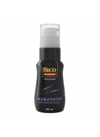 Пролонгирующая гель-смазка Sico Marathon - 50 мл. - Sico - купить с доставкой в Нижнем Тагиле