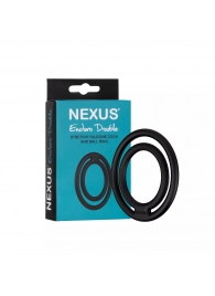 Черное двойное эрекционное кольцо Nexus Enduro Double - Nexus Range - в Нижнем Тагиле купить с доставкой