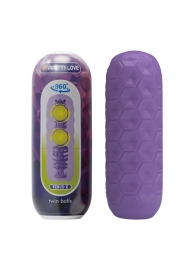 Фиолетовый мастурбатор Venus-X Twin balls - Baile - в Нижнем Тагиле купить с доставкой