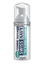 Очищающая пенка для игрушек и тела Toy   Body Cleaner Foamer - 47 мл. - Swiss navy - купить с доставкой в Нижнем Тагиле