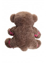 Бондажный набор: бурый мишка с розовыми оковами и наручниками - Pecado - купить с доставкой в Нижнем Тагиле