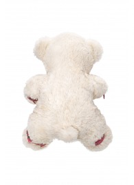 Бондажный набор: белый мишка с розовыми оковами и наручниками - Pecado - купить с доставкой в Нижнем Тагиле