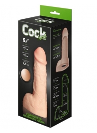 Телесный фаллоудлинитель с мошонкой Cock Next - 17 см. - LOVETOY (А-Полимер) - в Нижнем Тагиле купить с доставкой