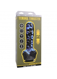 Черно-синяя мини-машина на присоске Tendril Thruster - 21,6 см. - Doc Johnson - купить с доставкой в Нижнем Тагиле